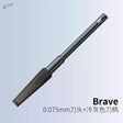 Black ray 0.075mm precision tungsten carving knife bit with gray handle