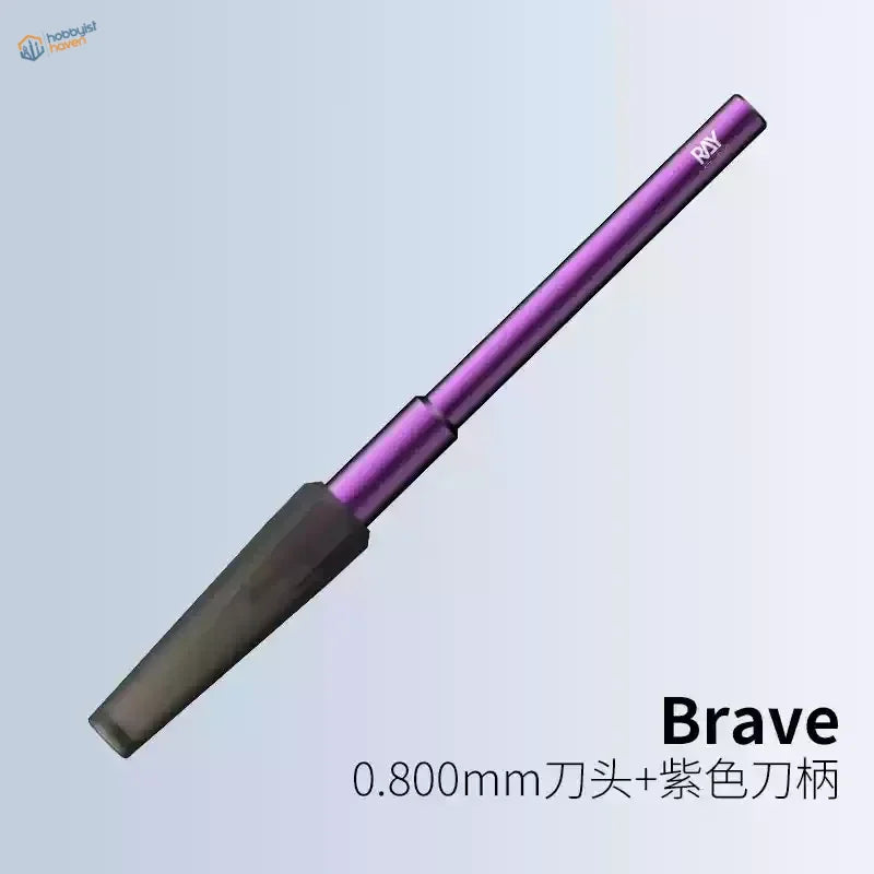 Purple Ray precision tungsten carving knife with 0.800mm blade