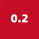 0.2 white numerals on red background of 0.1~1.0mm ceramic engraving knife