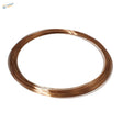 Spool of thin, shiny phosphor bronze wire, 0.1-3 mm