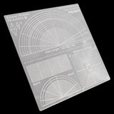 1/35 1/72 mask cutting stencil for vehicle windows and windshield wipers