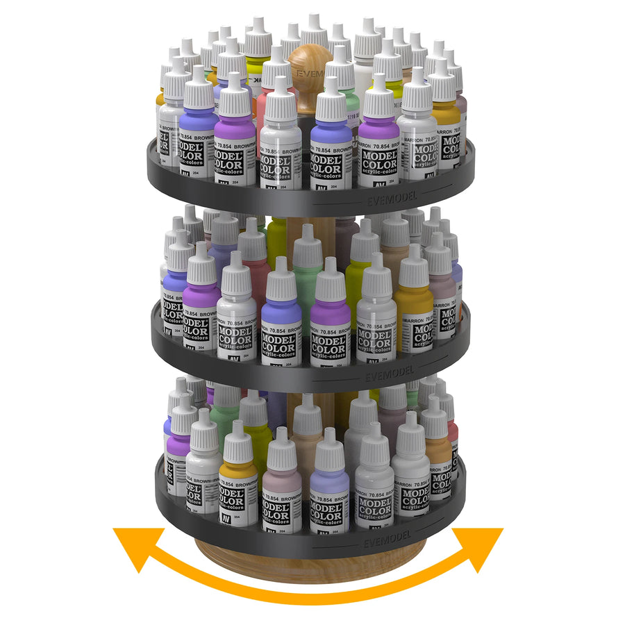 Organizador de Botellas de Pintura Rotatorio (para Vallejo/AK/Ammo o Citadel)