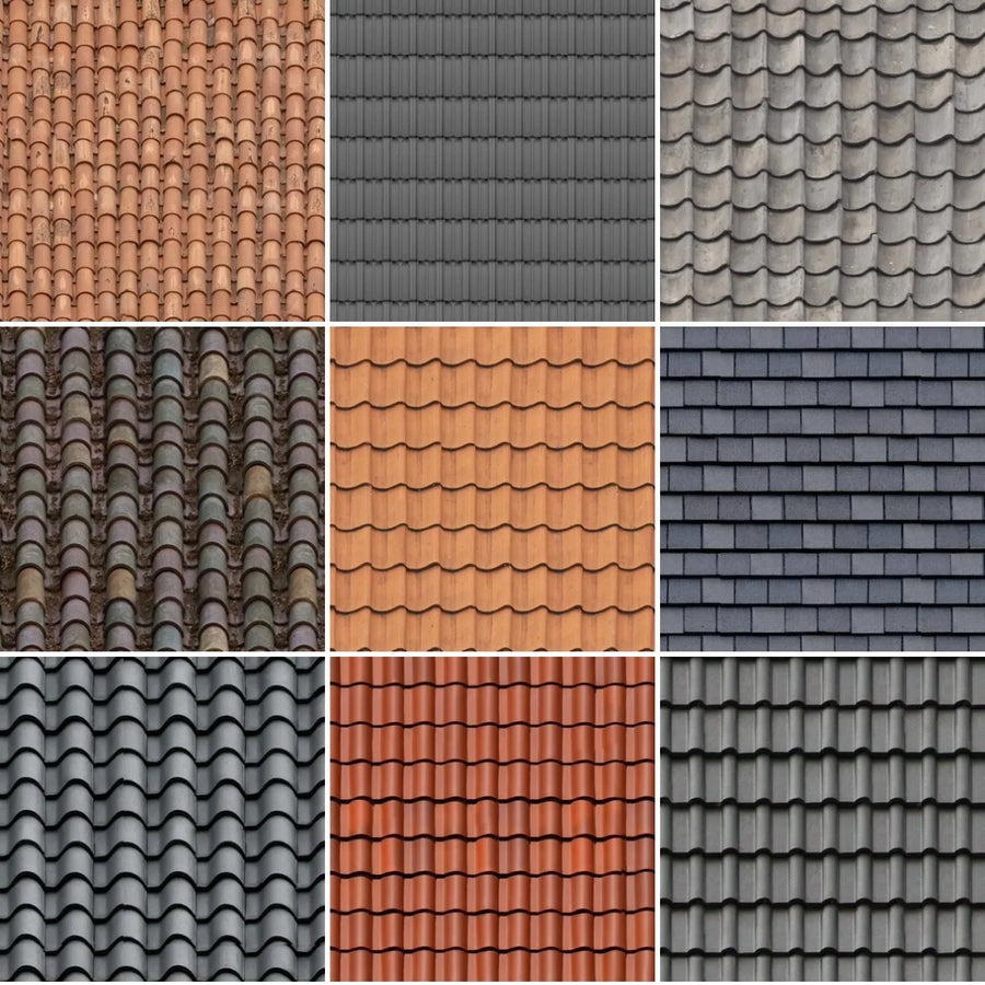 2pcs House Roof Simulating Stickers