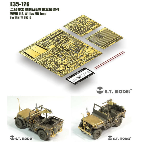 1/35 PE detailní sada pro Tamiya Jeep Willys