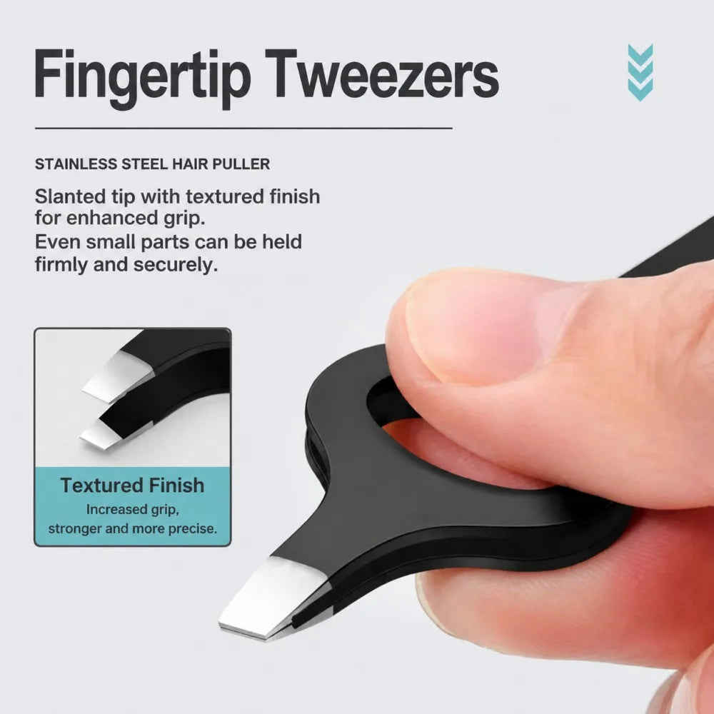 Fingertip Lever-Action Hobby Tweezers
