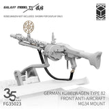 Galaxy Model 3D-printed MG34 anti-aircraft mount for Kubelwagen Type 82, Kubelwagen not included, shown for display only