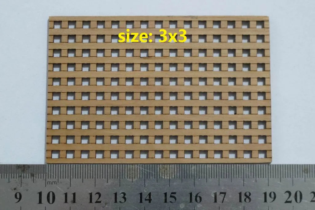 Cherry Wood Deck Grating for Ship Models