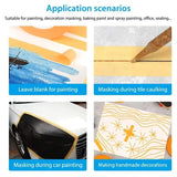 Hobby design gold-colored ultra-thin adhesive masking tape for precision hobby tools in scale modeling projects