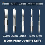 1.0-3.0mm circle engraving bits: 5 stainless knives with precise edges