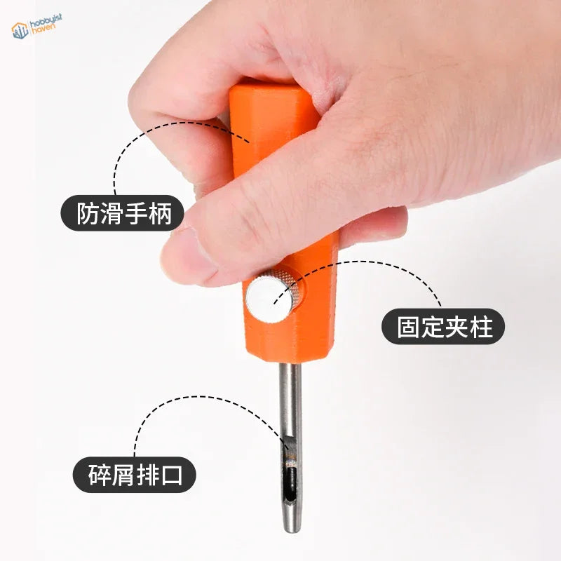 1.0-3.5mm circular scriber masking tape cutter with orange handle