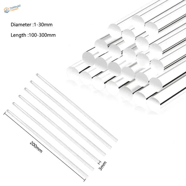 Transparent Structural Rods Plastic & Metal Tubes & Rods for Modeling | Hobbyist Haven – HobbyistHaven