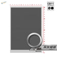 Carbon fiber simulating decal mesh filter with silver rim