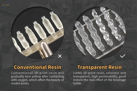 1/35 1/32 3D printed transparent resin water bottle models