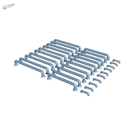 1/35 1/72 tank handrails gray plastic handles precision hobby tools