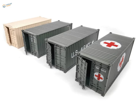 1/35 gray U.S. 20ft container model kit product display