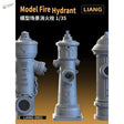 1/35 scale 3D-printed faucets gray metallic fire hydrant model for scale modeling