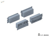 1/35 3D printed Bosch lamp lights with PE for WWII German vehicles