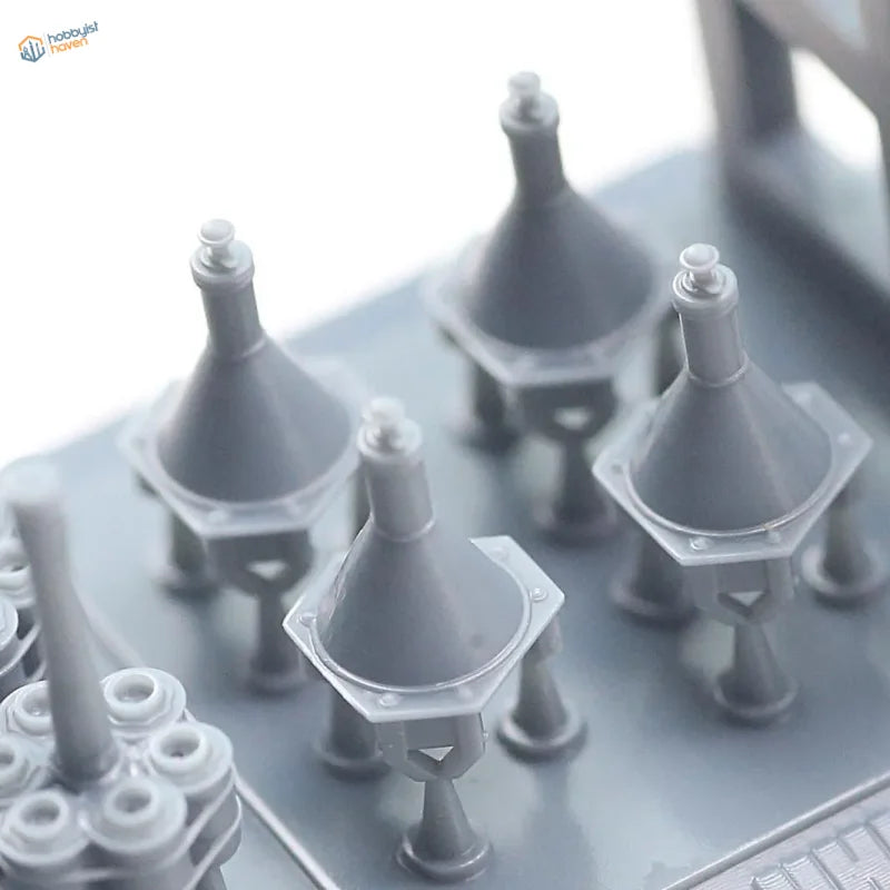 1/35 3D printed WWII German grenade models in gray grid