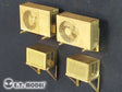 1/35 gold miniature air conditioner units with detailed grilles