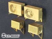 1/35 gold miniature air conditioner units with detailed grilles