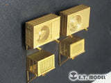 1/35 gold air conditioner units with detailed grilles and fans
