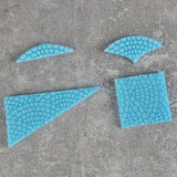 Light blue textured foam panels for 1/35 scale modeling tools