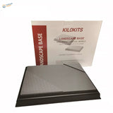 1/35 rectangular diorama base with black plastic textured gray surface for street diorama scale modeling