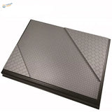 1/35 dark gray rectangular diorama base with scale and brick textures for street diorama