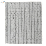 1/35 resin brick wall with gray concrete textured weathered bricks