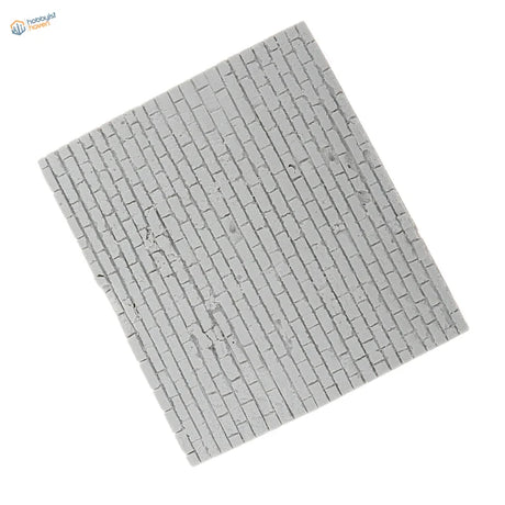 1/35 scale gray resin brick wall miniature panel