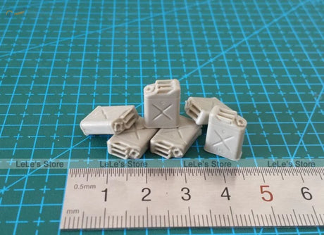 1/35 resin modern 20L military jerry cans gray plastic model with cross handle
