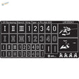 1/35 WWII Tiger stencils for Pz.Abt.505 Tiger II scale modeling tools