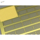 1/350 photo-etched universal three-section handrail with gold grille