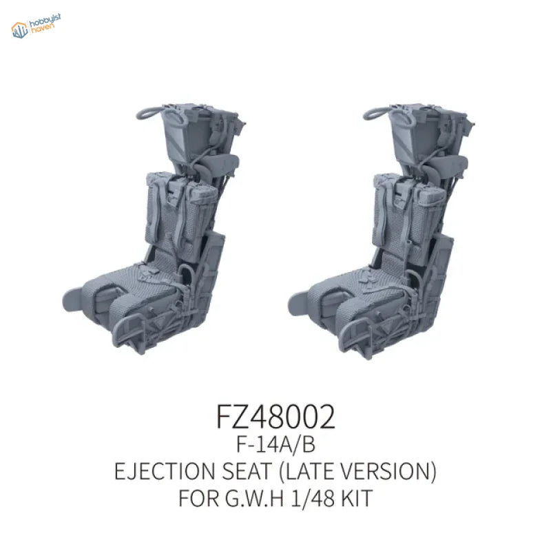 Gray F-14A/B late version 3D printed ejection seat for 1/48 F-14 and F-35