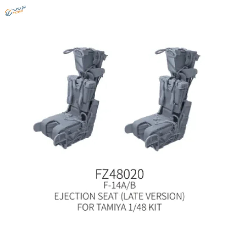 Gray F-14A/B 3D printed ejection seat for Tamiya 1/48 kit