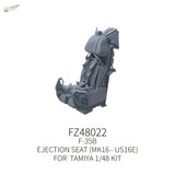 Gray F-35B 3D printed ejection seat for 1/48 Tamiya kit