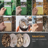 1/48 laser-cut paper leaves with intricate foliage designs on packaging