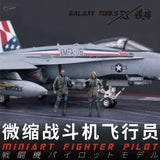 1/48 resin modern fighter pilots: gray red-striped jet model with VMFA-115 markings