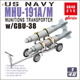 1/48 Trasportatore di munizioni MHU-191A/M della Marina degli Stati Uniti