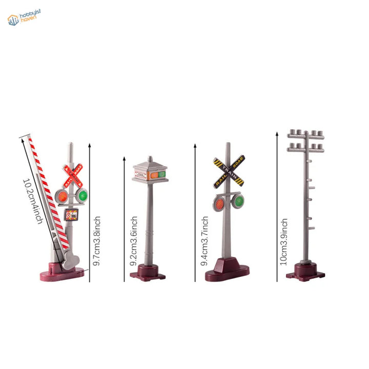 Mini Train Sign 1/50 Scale Train Traffic Signs Set | Hobbyist Haven – HobbyistHaven