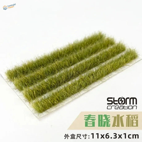 1/87 1/72 rice field grass strips with Storm Creation branding