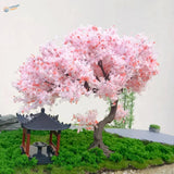 10/15/20cm model cherry tree with pink white blossoms