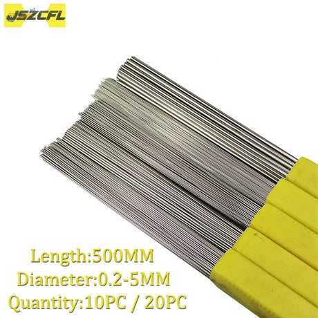 Bundle of 304 stainless steel modeling rods with capped ends