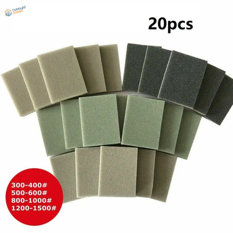 20pcs sanding sponges 300-1500 grit for scale modeling tools