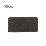 Black rectangular rubber eraser for 1/16 1/35 scale modeling miniature bricks