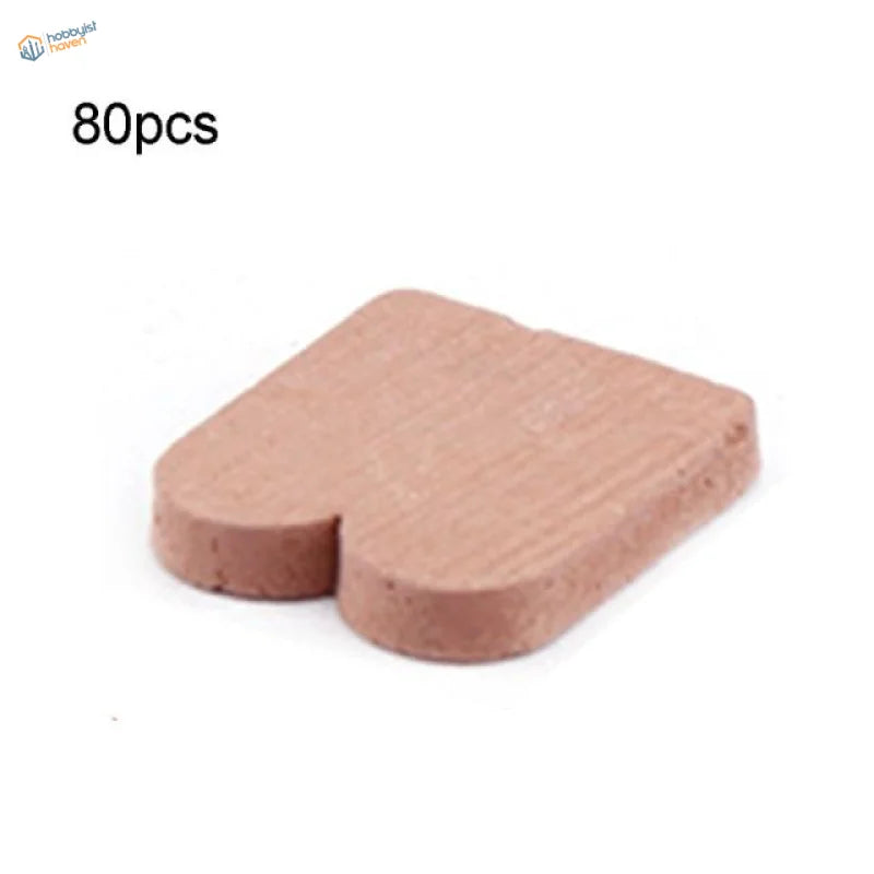 Light brown wooden heart coaster for 1/16 1/35 scale modeling bricks