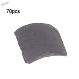 Gray curved miniature bricks tile fragment, 1/35 scale modeling