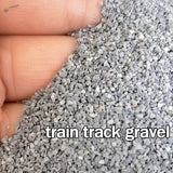 100g ballast gravel bag with gray coarse-grained texture and specks