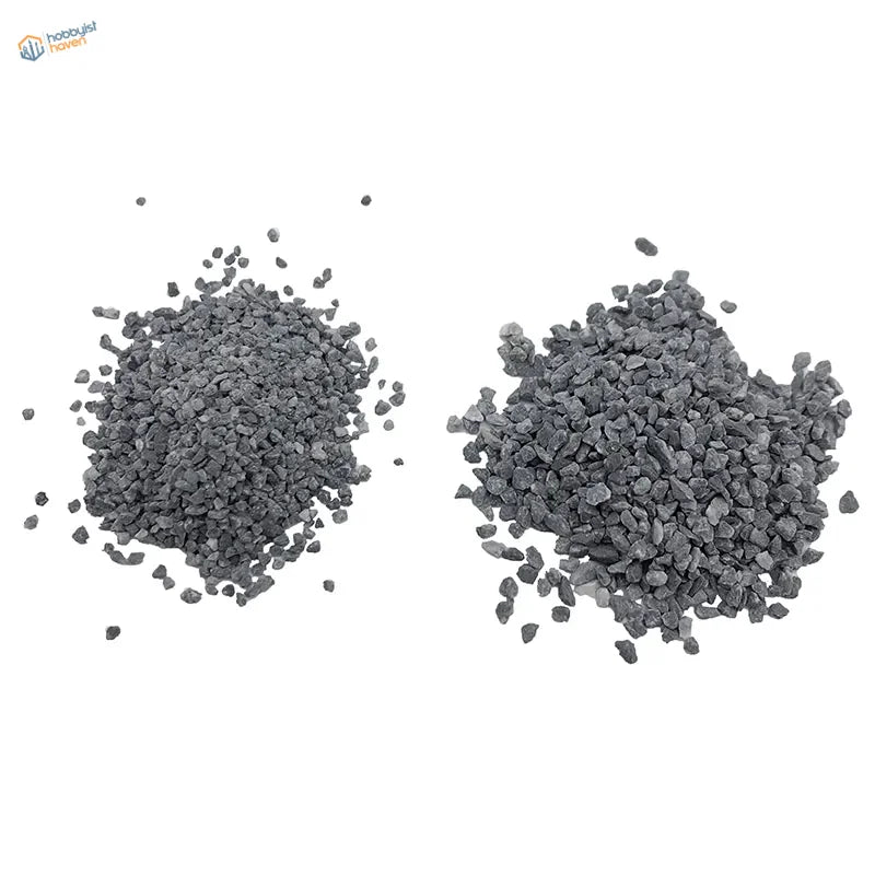 100g ballast gravel bag with dark gray irregular particles