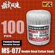 100pcs double-headed cotton swabs for scale modeling tools